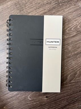 Hunter Black Matte Spiral Notebook